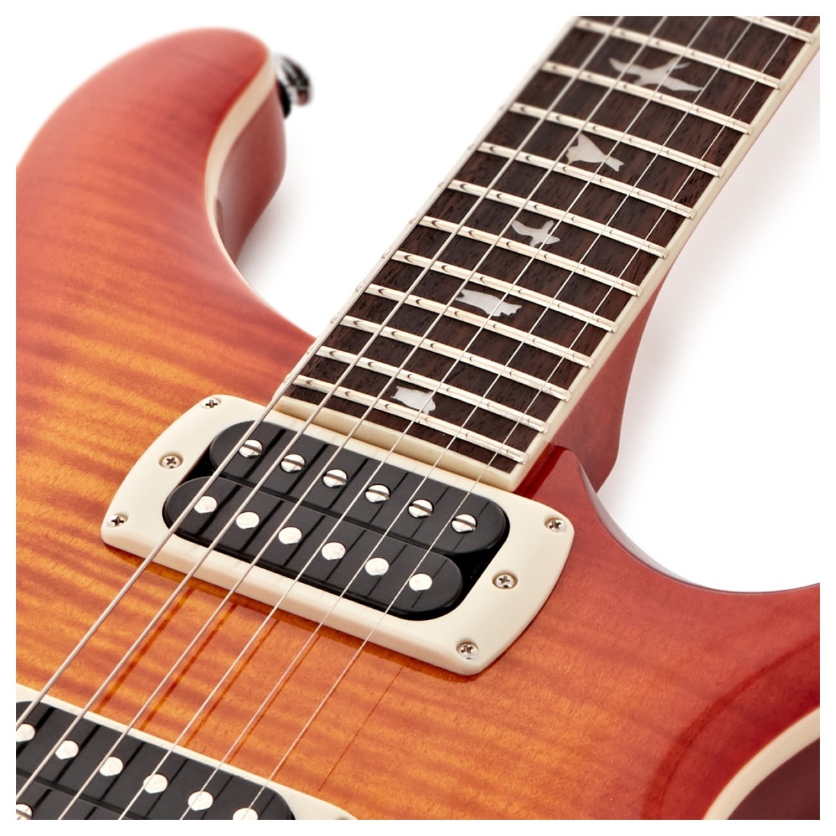 Prs Custom 24 Semi Hollow Piezo Se (wing Tuners) 2h Ht Rw - Vintage Sunburst - Semi-Hollow E-Gitarre - Variation 3