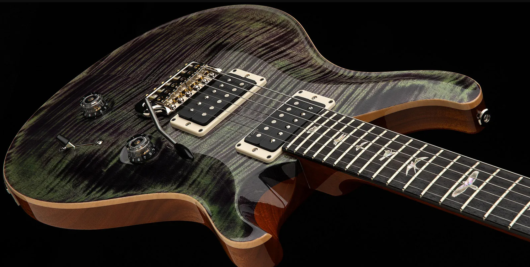Prs Custom 24 Usa 2h Dmo Trem Rw - Aurora Borealis - Double Cut E-Gitarre - Variation 1