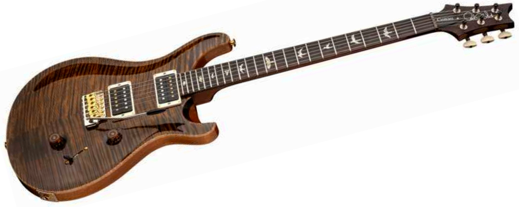 Prs Custom 24 Usa 2h Dmo Trem Rw - Tiger Eye - Double Cut E-Gitarre - Variation 1
