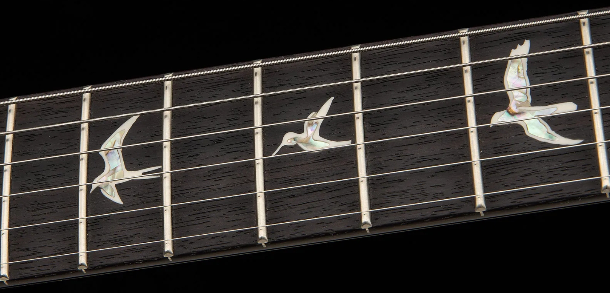 Prs Custom 24 Usa 2h Dmo Trem Rw - Antique White Top / Natural Back - Double Cut E-Gitarre - Variation 3