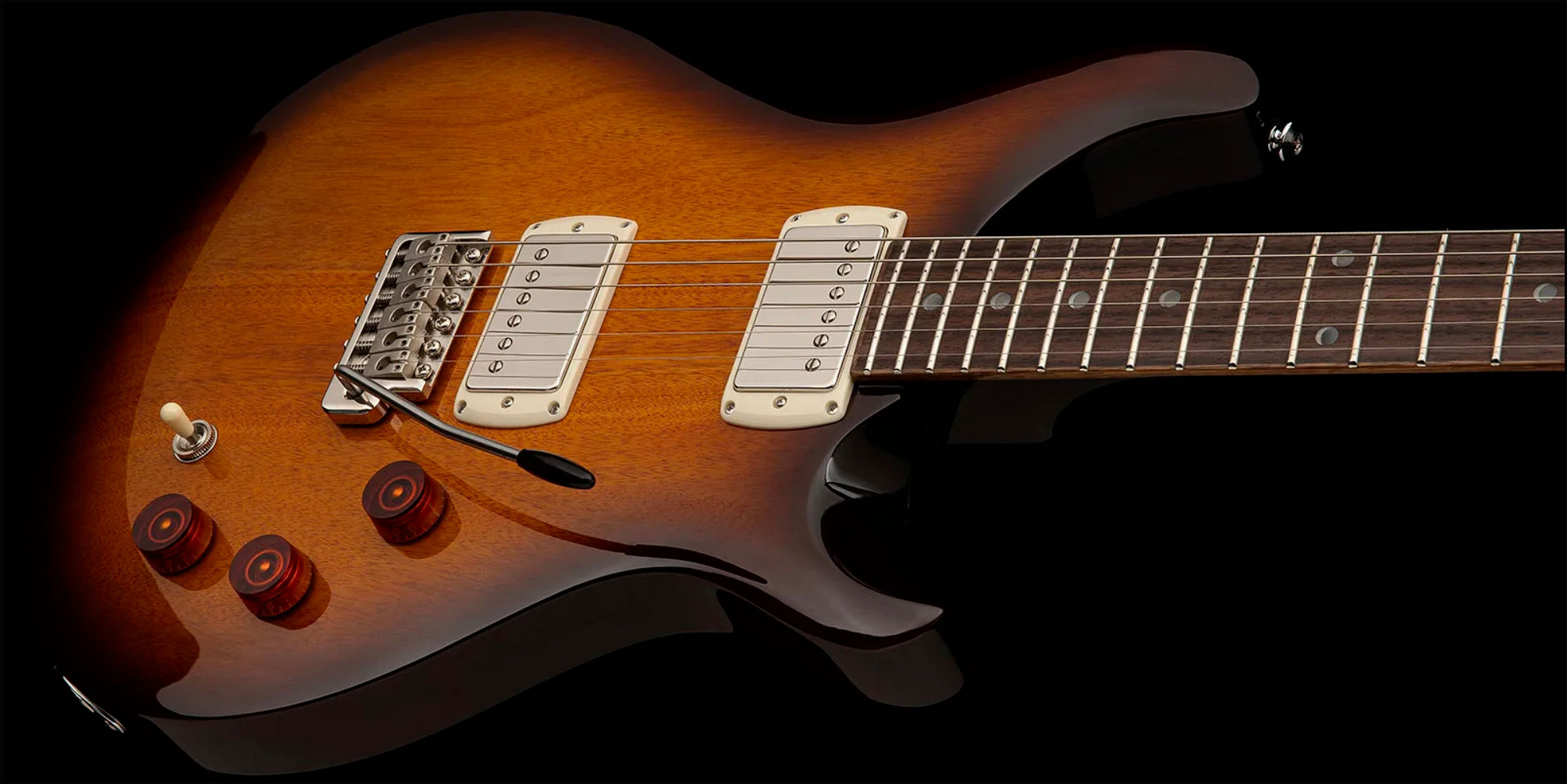 Prs David Grissom Dgt Se Signature 2h Trem Rw - Mccarty Tobacco Sunburst - Double Cut E-Gitarre - Variation 1