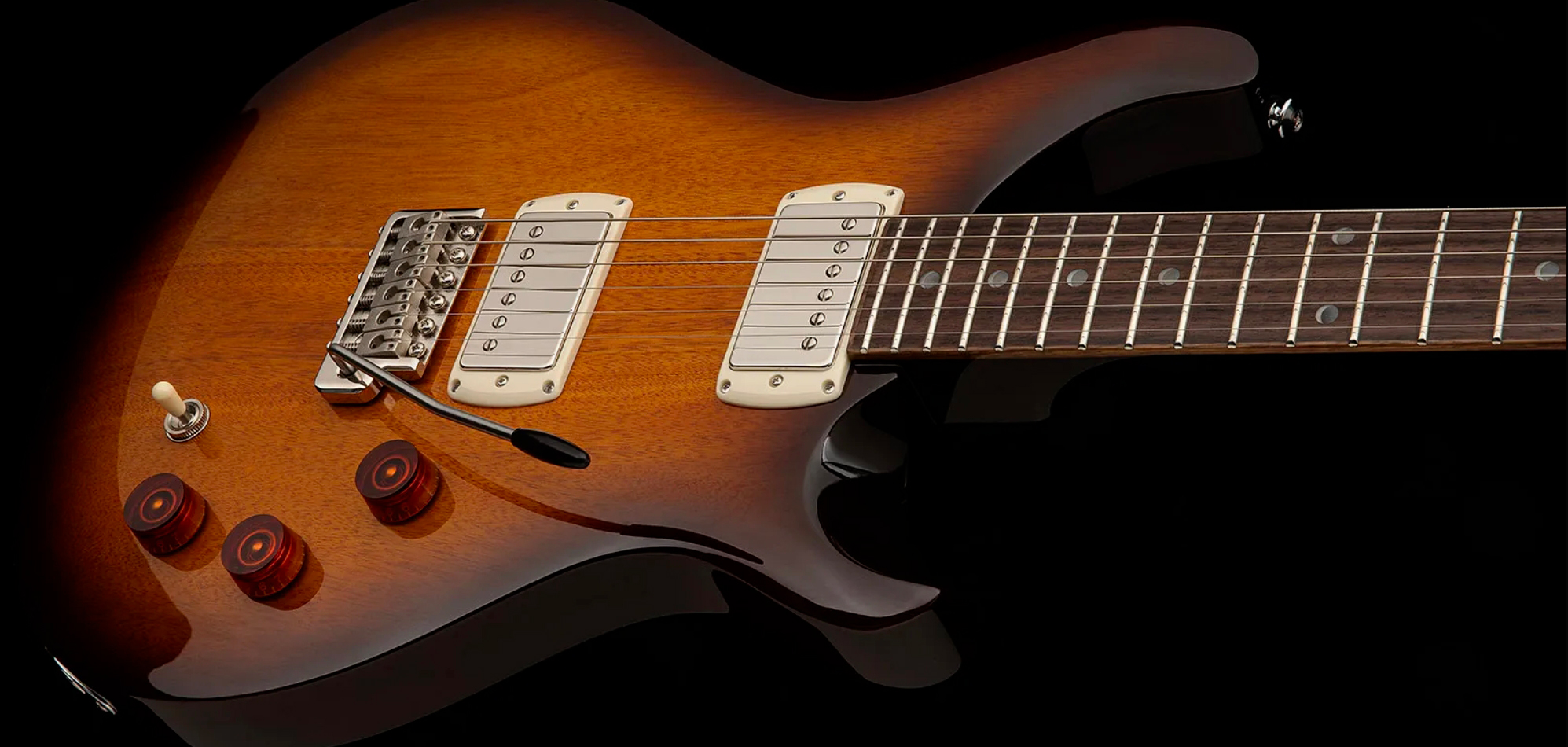 Prs David Grissom Dgt Standard Se Signature 2h Trem Rw - Mccarty Tobacco Sunburst - Double Cut E-Gitarre - Variation 2