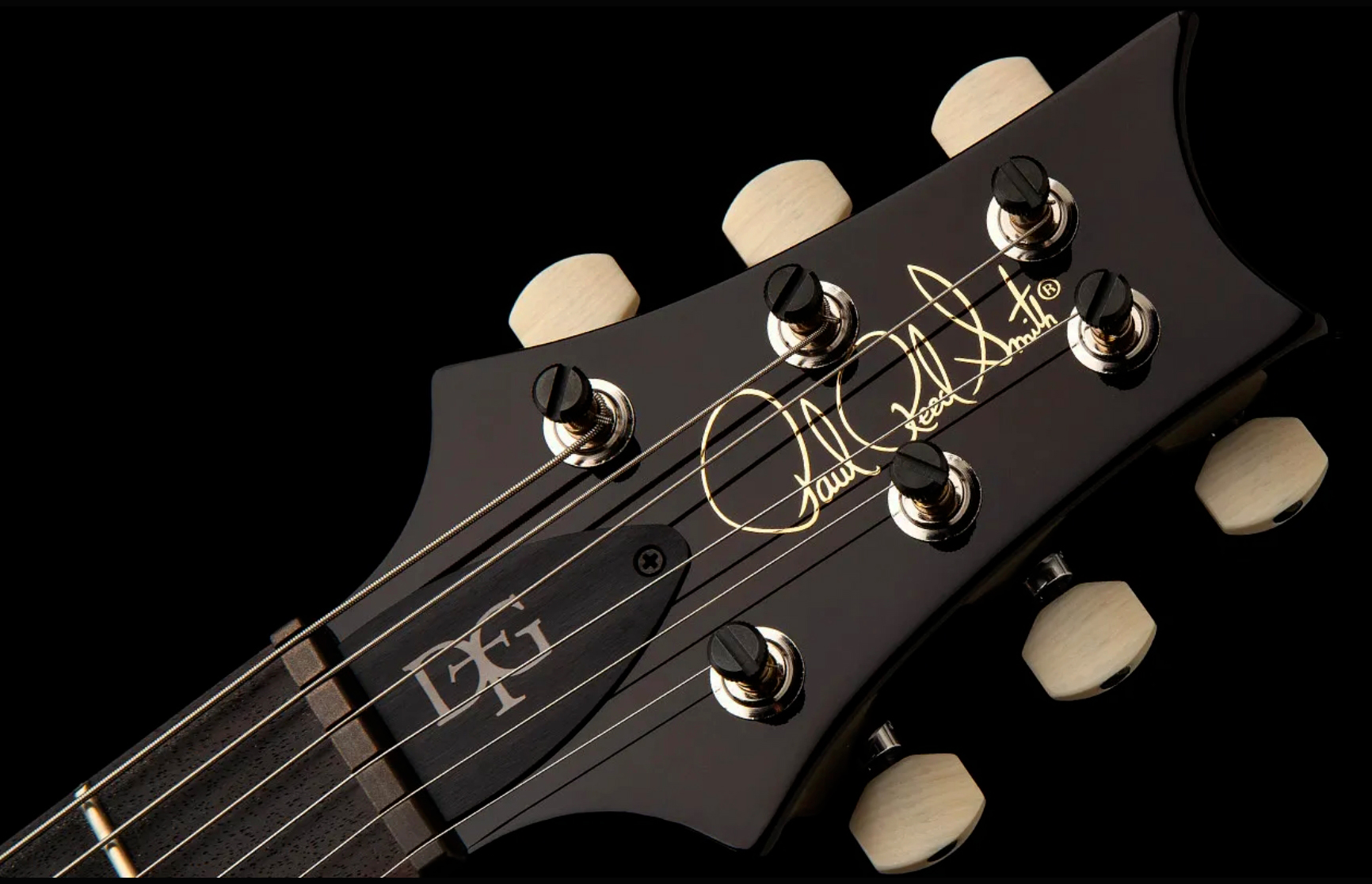 Prs David Grissom Dgt Usa Signature 2h Trem Rw - Gold Top Moon Inlays - Double Cut E-Gitarre - Variation 1