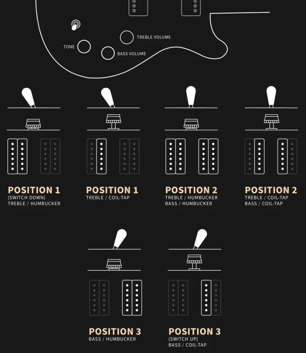 Prs David Grissom Dgt Usa Signature 2h Trem Rw - Tiger Eye - Double Cut E-Gitarre - Variation 6