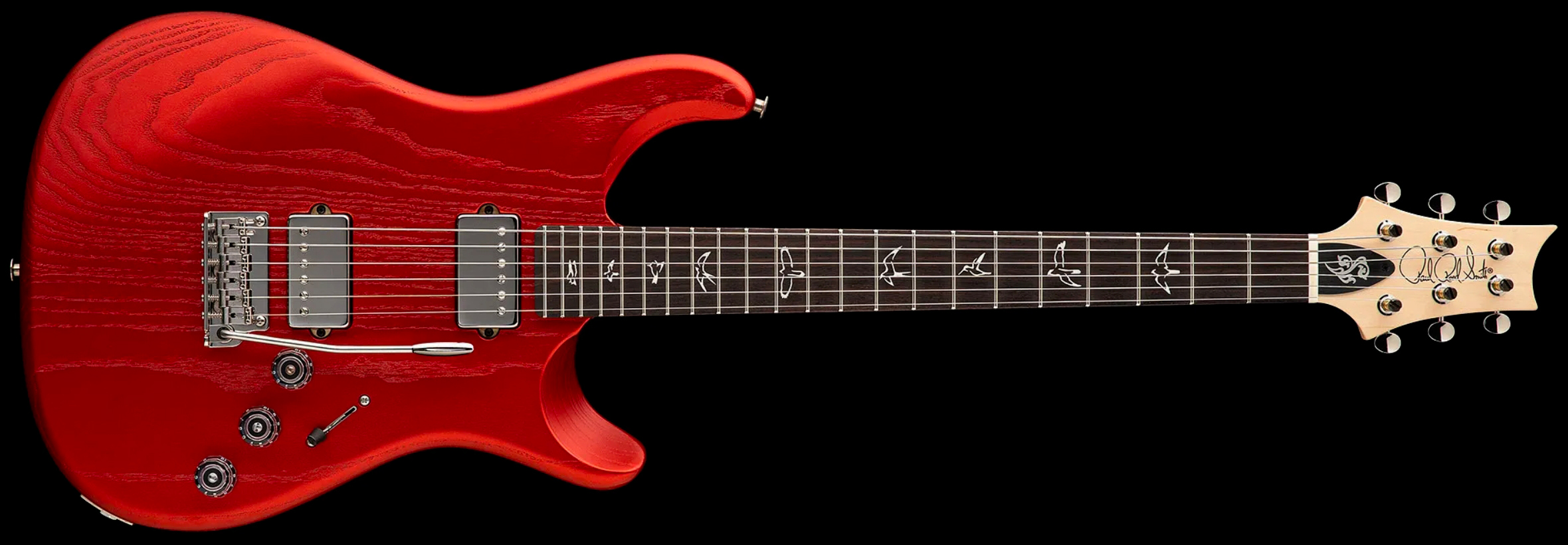 Prs Fiore Hh Satin Bolt-on Usa 2h Trem Rw - Red Apple Metallic - Double Cut E-Gitarre - Variation 3