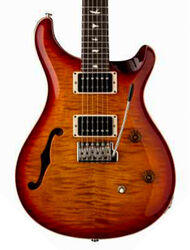 Semi-hollow e-gitarre Prs USA Bolt-On CE 24 Semi-Hollow - Dark cherry sunburst