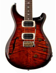 SE Custom 24 Semi-Hollow Piezo (Wing Tuners) - Orange Tiger Smokeburst