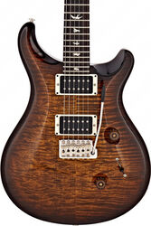 Double cut e-gitarre Prs USA Custom 24 - Black gold burst