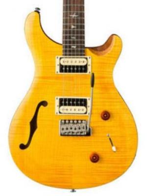 Solidbody e-gitarre Prs SE Custom 22 Semi-Hollow 2021 - Santana yellow