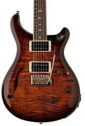 Semi-hollow e-gitarre Prs SE Custom 24 Semi-Hollow Piezo - Orange tiger smokeburst