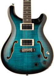Semi-hollow e-gitarre Prs SE Hollowbody II Piezo 2020 - Peack blue smokeburst