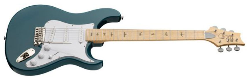 Prs John Mayer Se Silver Sky Maple Signature 3s Trem Mn - Nylon Blue - Signature-E-Gitarre - Variation 1