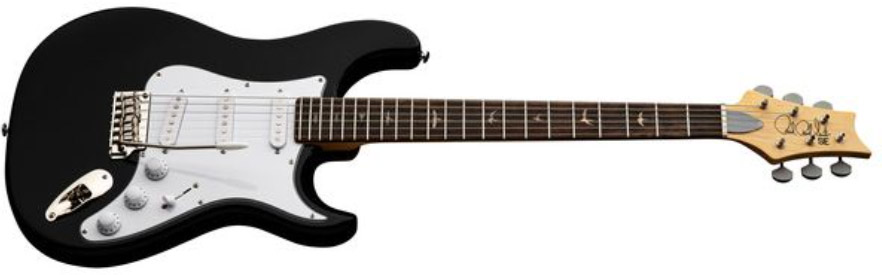 Prs John Mayer Se Silver Sky Rosewood Signature 3s Trem Rw - Piano Black - E-Gitarre in Str-Form - Variation 1