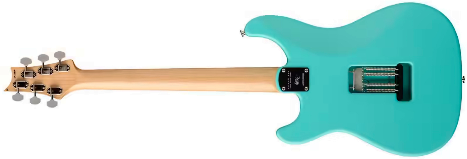 Prs John Mayer Silver Sky Bolt-on Usa Ltd Trem 3s Rw - Wild Blue Satin - Double Cut E-Gitarre - Variation 1