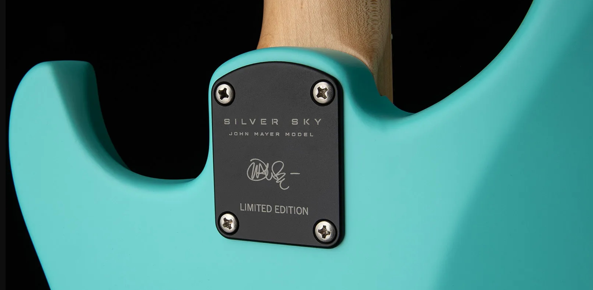 Prs John Mayer Silver Sky Bolt-on Usa Ltd Trem 3s Rw - Wild Blue Satin - Double Cut E-Gitarre - Variation 4