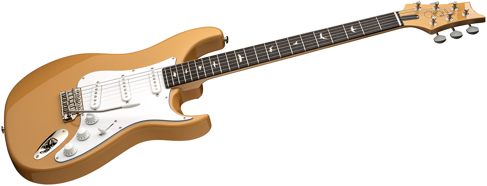 Prs John Mayer Silver Sky Defender Bolt-on Usa Ltd Trem 3s Rw - Sandglow Yellow - E-Gitarre in Str-Form - Variation 2