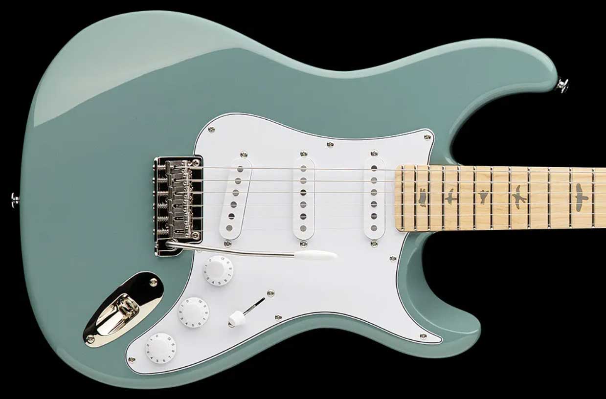 Prs John Mayer Silver Sky Maple Se Signature 3s Trem Mn - Stone Blue - E-Gitarre in Str-Form - Variation 1