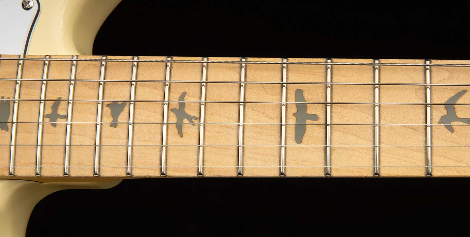 Prs John Mayer Silver Sky Maple Se Signature 3s Trem Mn - Moon White - E-Gitarre in Str-Form - Variation 4
