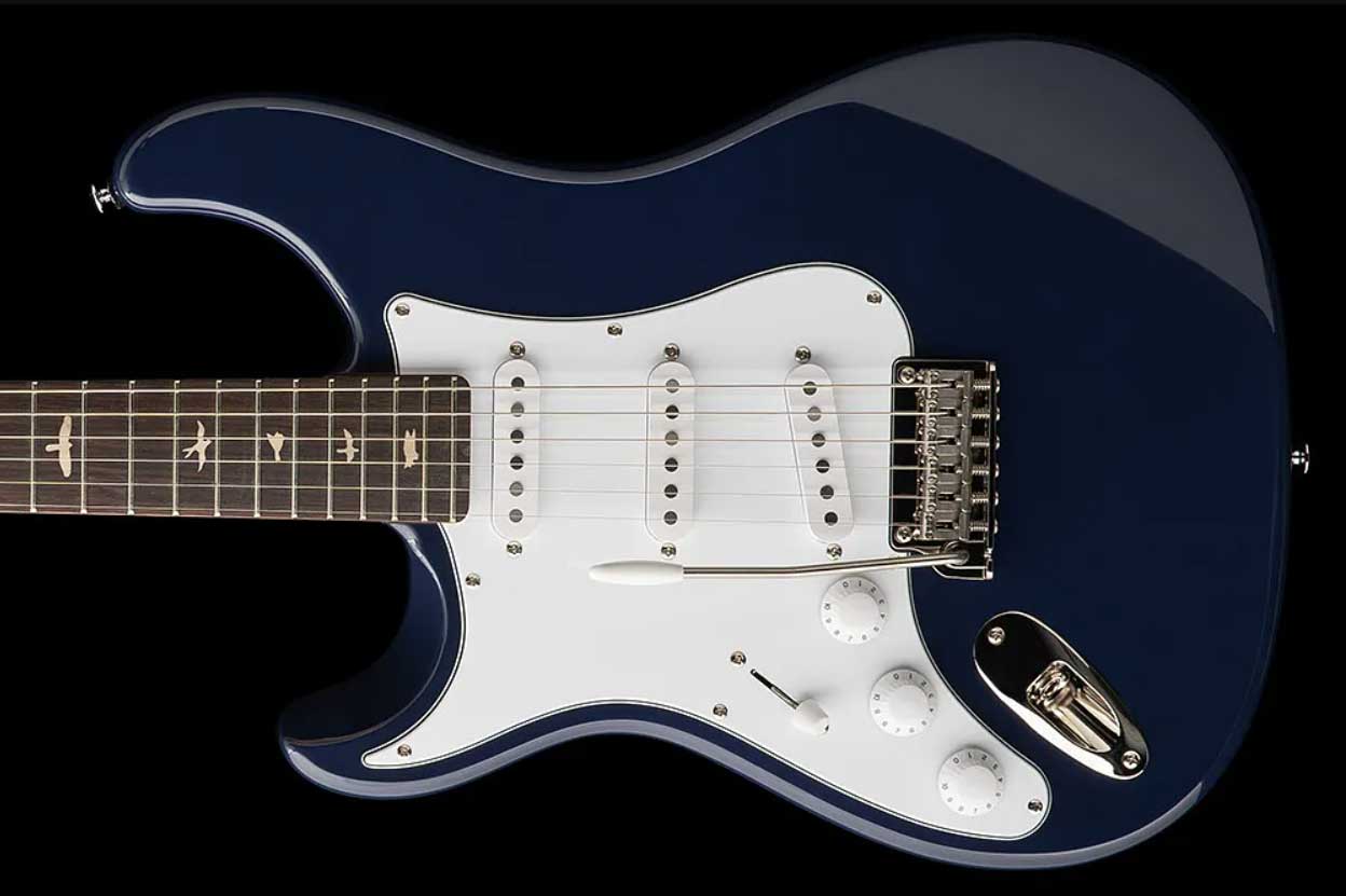 Prs John Mayer Silver Sky Rosewood Lh Se Signature Gaucher 3s Trem Rw - Trad Blue - E-Gitarre in Str-Form - Variation 1