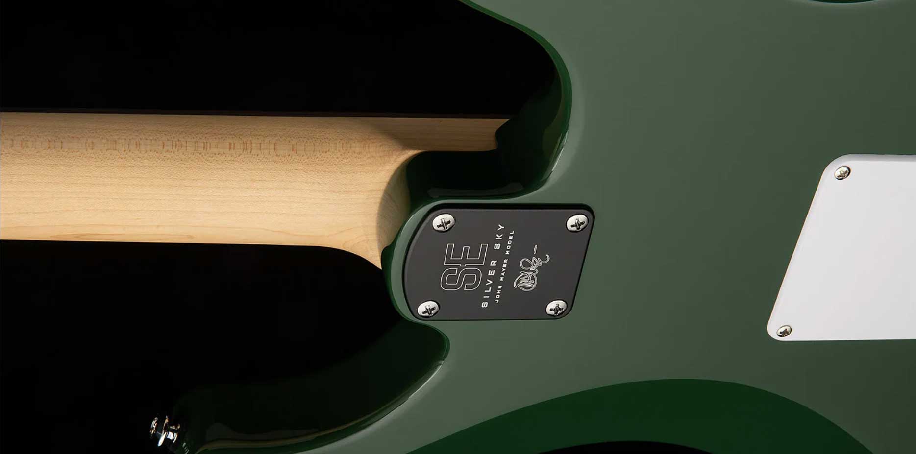 Prs John Mayer Silver Sky Rosewood Lh Se Signature Gaucher 3s Trem Rw - Lauren Green - E-Gitarre in Str-Form - Variation 3