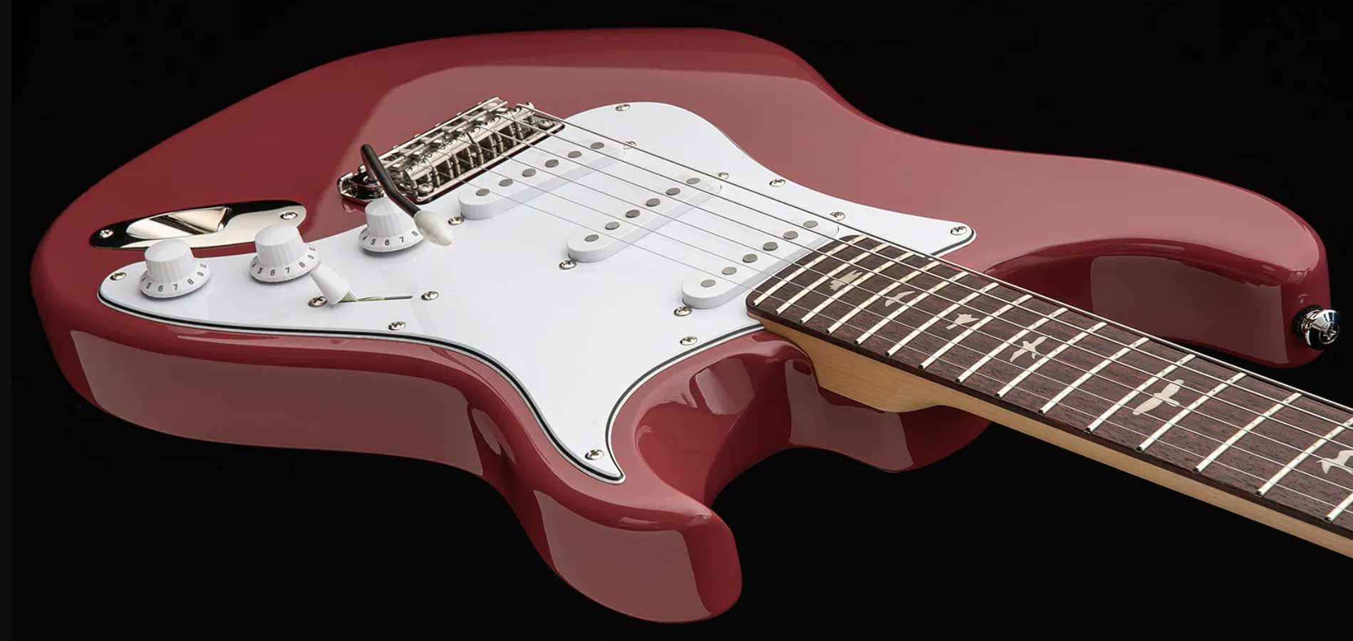 Prs John Mayer Silver Sky Rosewood Se Signature 3s Trem Rw - Derby Red - E-Gitarre in Str-Form - Variation 1