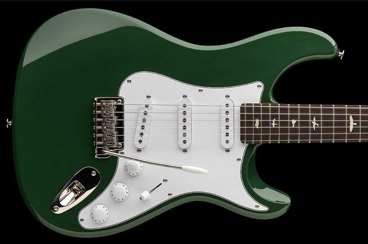Prs John Mayer Silver Sky Rosewood Se Signature 3s Trem Rw - Lauren Green - E-Gitarre in Str-Form - Variation 1