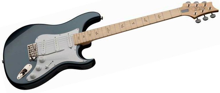 Prs John Mayer Silver Sky Usa Signature 3s Trem Mn - Venetian Blue - E-Gitarre in Str-Form - Variation 1