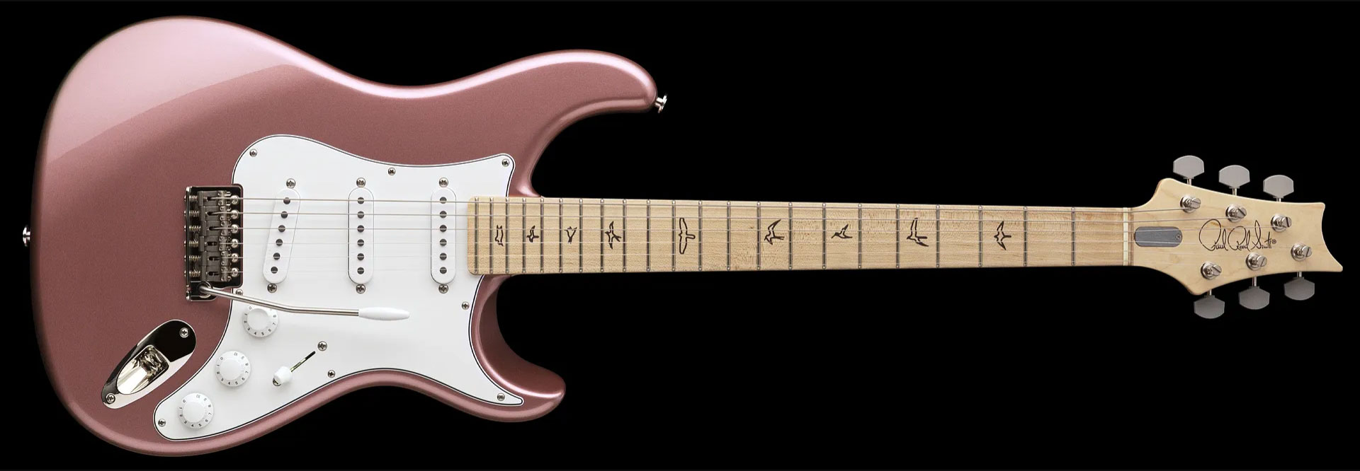 Prs John Mayer Silver Sky Usa Signature 3s Trem Mn - Midnight Rose - E-Gitarre in Str-Form - Variation 1