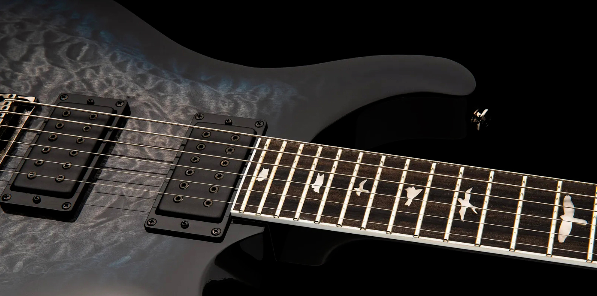 Prs Mark Holcomb Se Signature 2h Seymour Duncan Ht Eb - Holcomb Blue Burst - E-Gitarre aus Metall - Variation 3