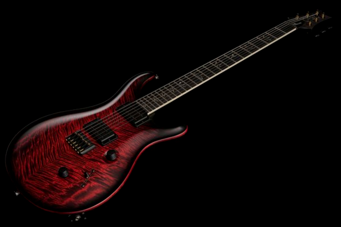 Prs Mark Holcomb Usa Signature 2h Seymour Duncan Ht Eb - Fire Smokeburst - Double Cut E-Gitarre - Variation 2