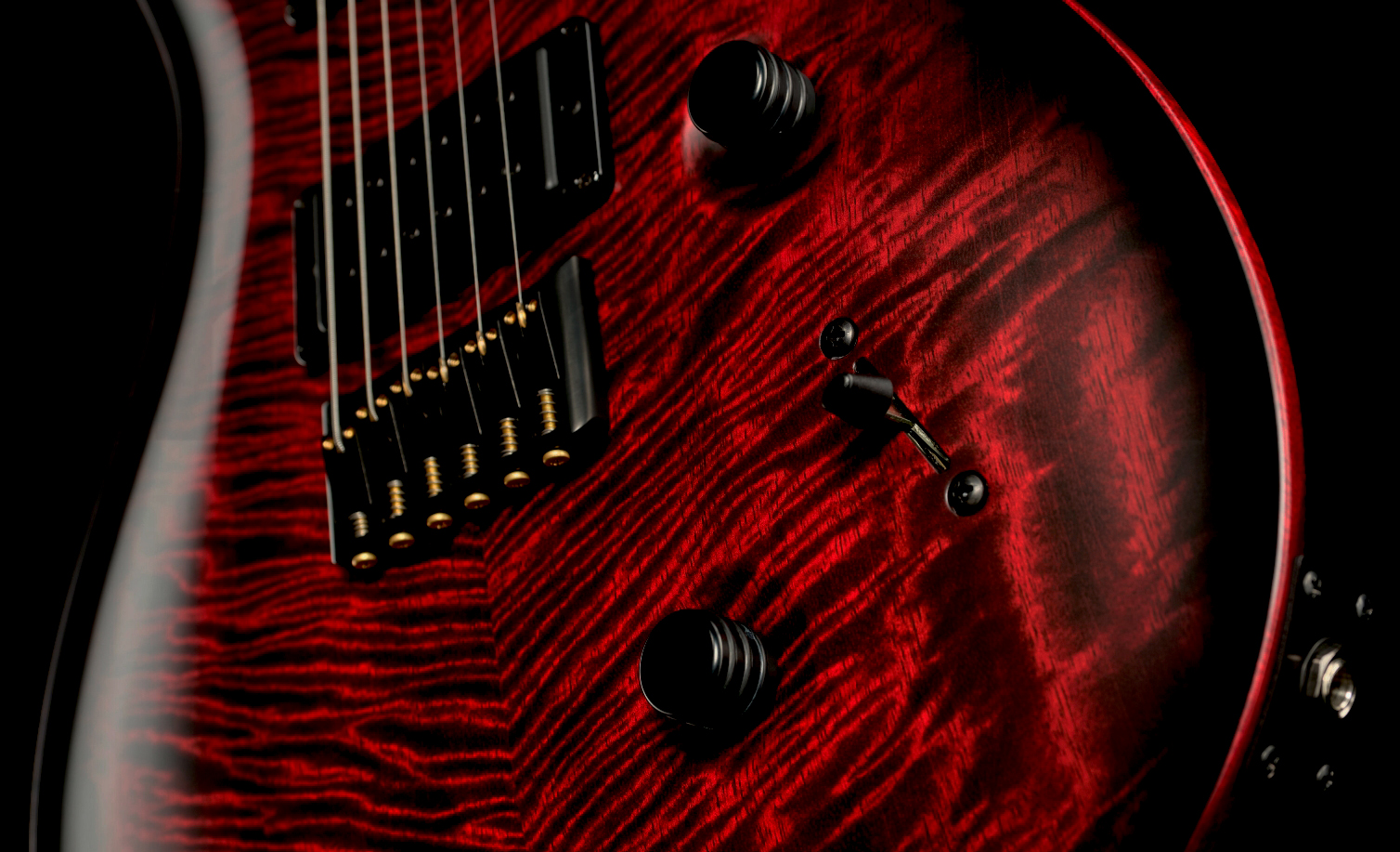 Prs Mark Holcomb Usa Signature 2h Seymour Duncan Ht Eb - Fire Smokeburst - Double Cut E-Gitarre - Variation 4