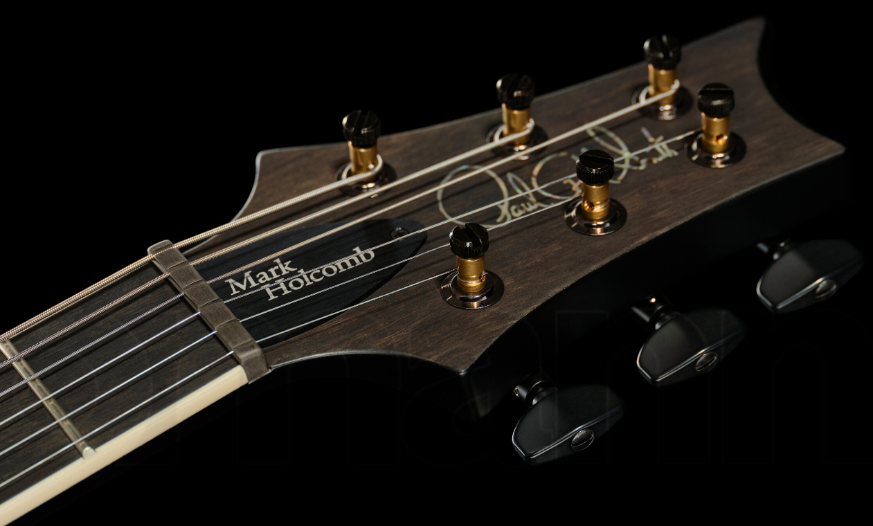Prs Mark Holcomb Usa Signature 2h Seymour Duncan Ht Eb - Charcoal Wraparound Burst - Double Cut E-Gitarre - Variation 5