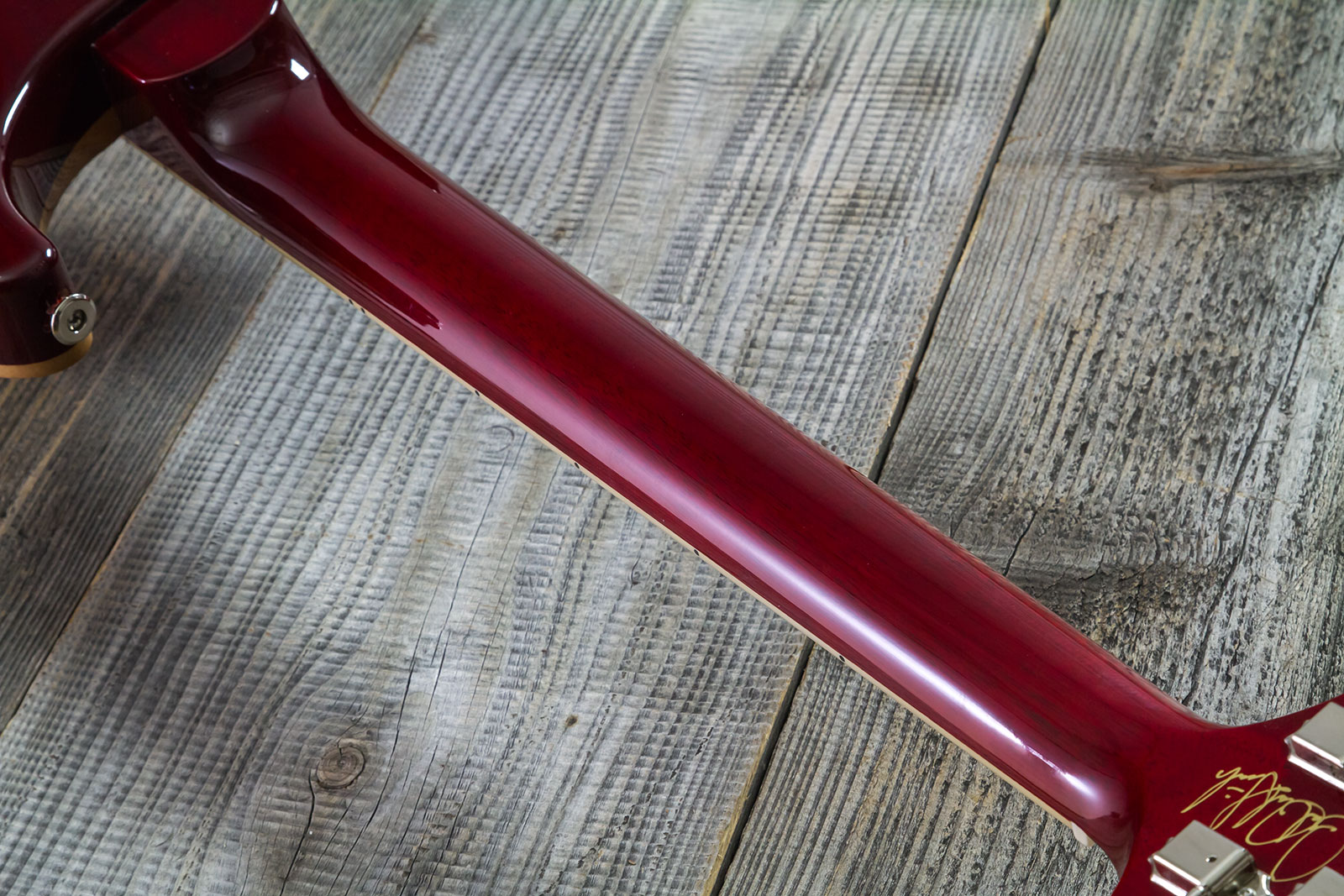 Prs Mccarty 594 Hand-signed Usa 2h Ht Rw #0362902 - Fire Red Burst - Double Cut E-Gitarre - Variation 10