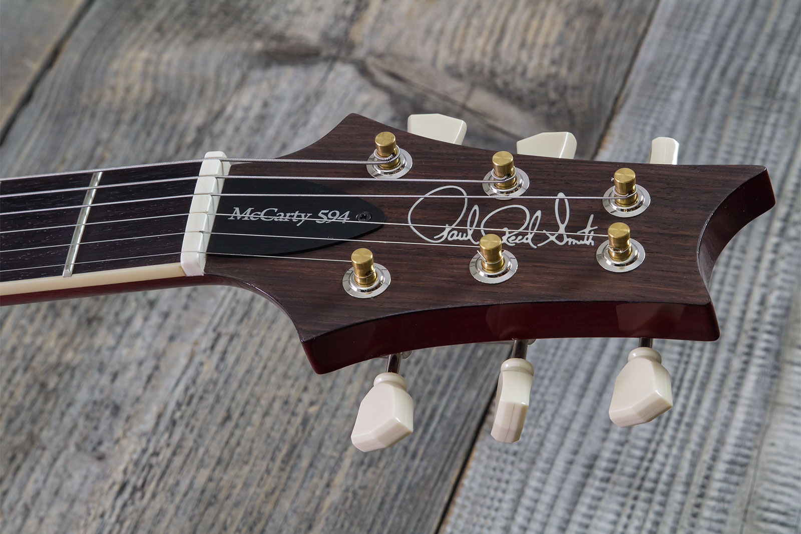 Prs Mccarty 594 Hand-signed Usa 2h Ht Rw #0362902 - Fire Red Burst - Double Cut E-Gitarre - Variation 6