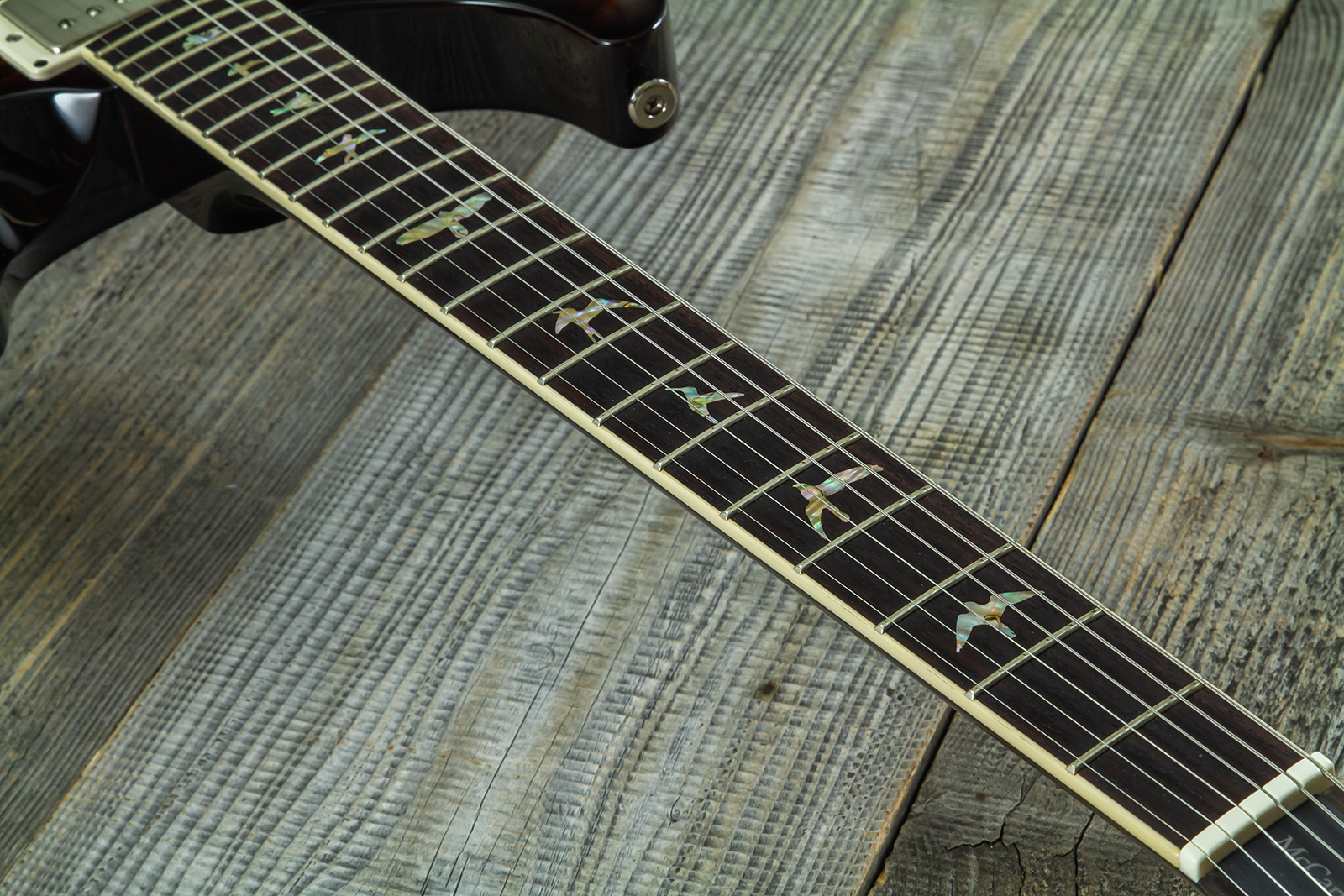 Prs Mccarty 594 Hand-signed Usa 2h Ht Rw #0377741 - Black Gold Wraparound Burst - Double Cut E-Gitarre - Variation 5