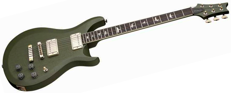 Prs Mccarty 594 Thinline S2 Usa 2h 58/15lt Ht Rw - Matcha Green Satin - Double Cut E-Gitarre - Variation 1