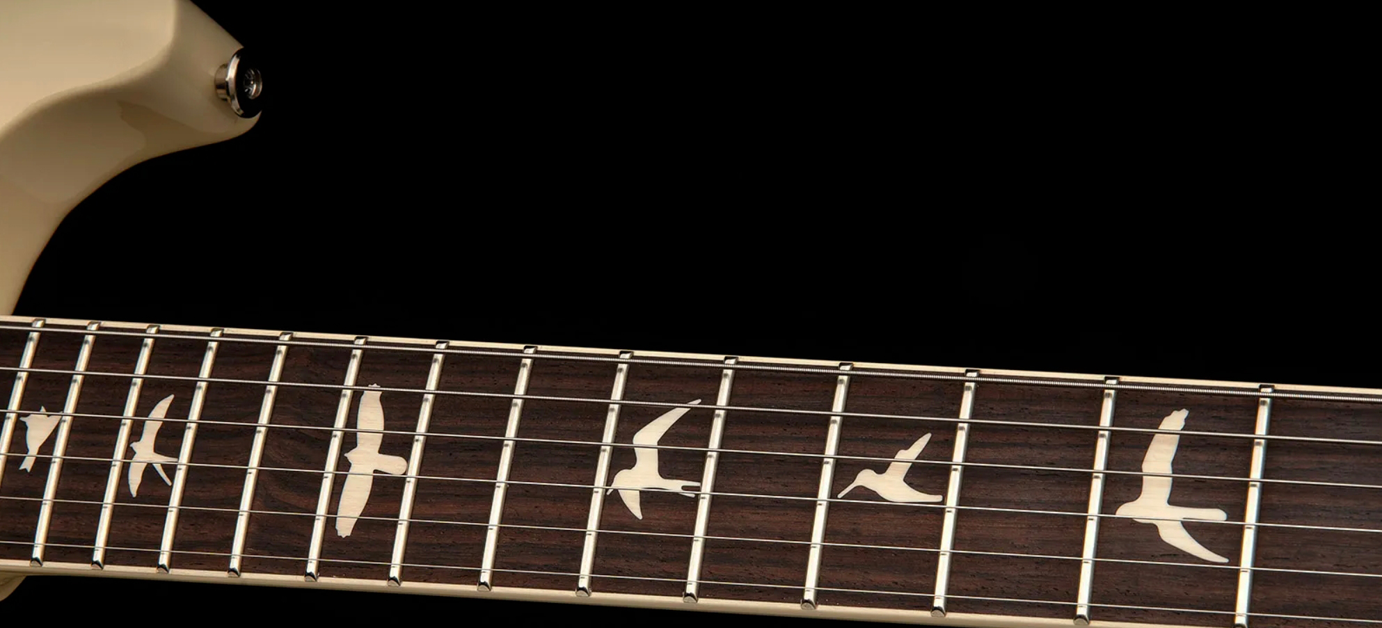 Prs Mira 594 S2 Usa 2h Ht Rw - Antique White - Double Cut E-Gitarre - Variation 4