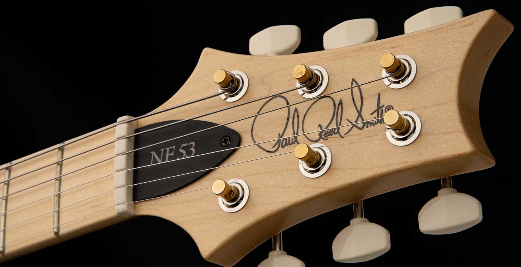 Prs Nf 53 Bolt-on Usa 2mh Ht Mn - Black - E-Gitarre in Teleform - Variation 3