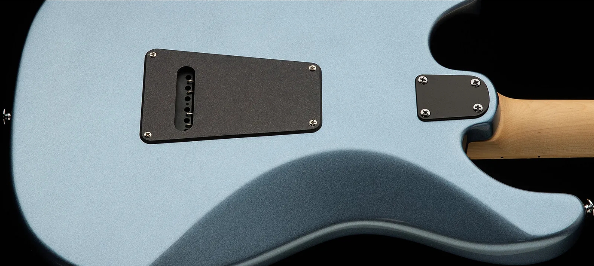 Prs Nf3 Maple Se Bolt-on 3mh Trem Mn - Ice Blue Metallic - Double Cut E-Gitarre - Variation 6