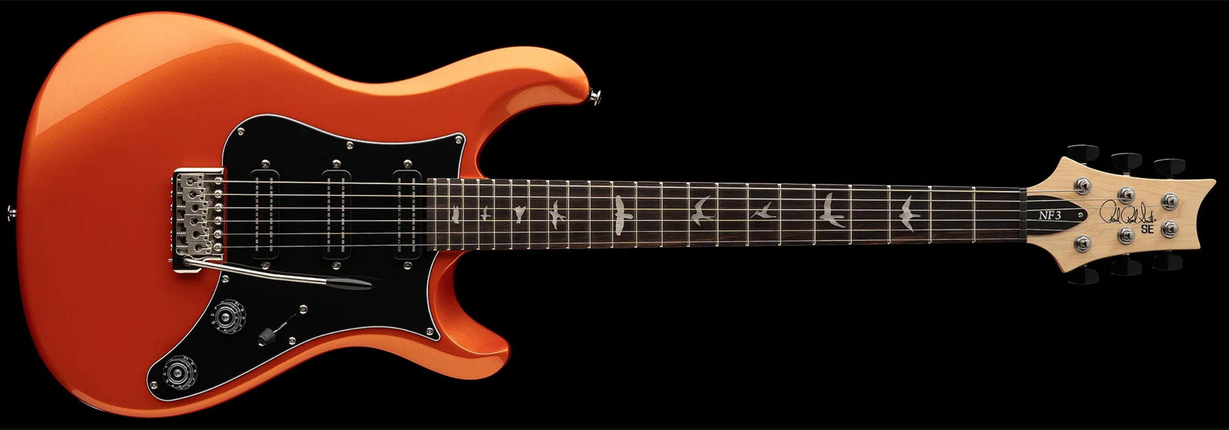 Prs Nf3 Se Bolt-on 3h Trem Rw - Metallic Orange - Single-Cut-E-Gitarre - Variation 2