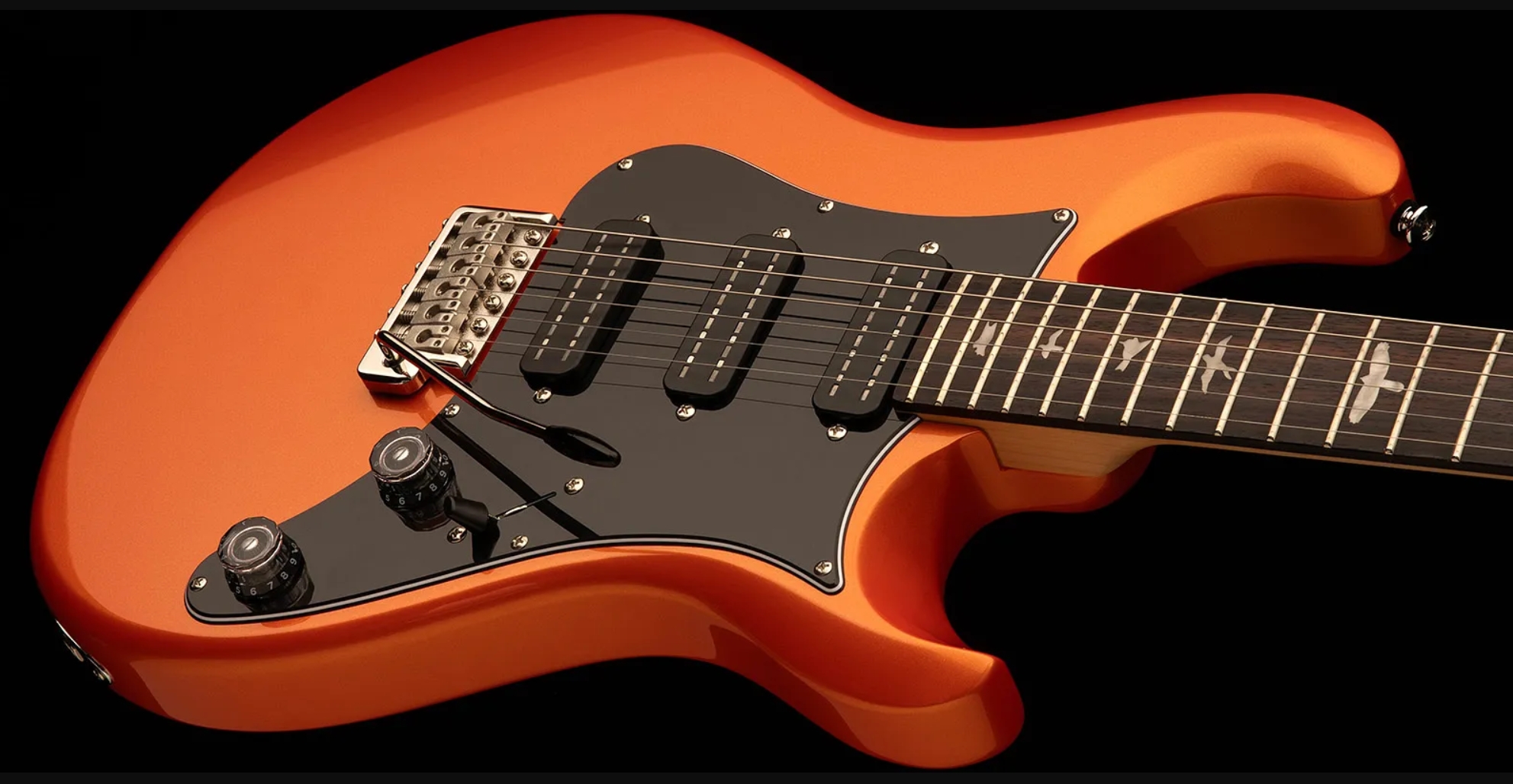 Prs Nf3 Se Bolt-on 3h Trem Rw - Metallic Orange - Single-Cut-E-Gitarre - Variation 3