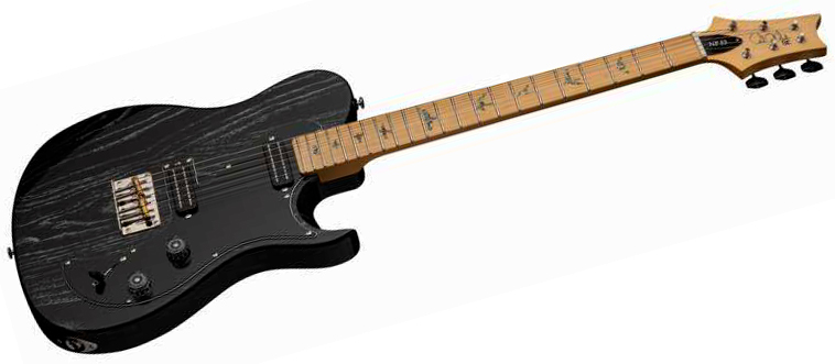 Prs Nf53 Se 2mh Ht Mn - Black Doghair - E-Gitarre in Teleform - Variation 1