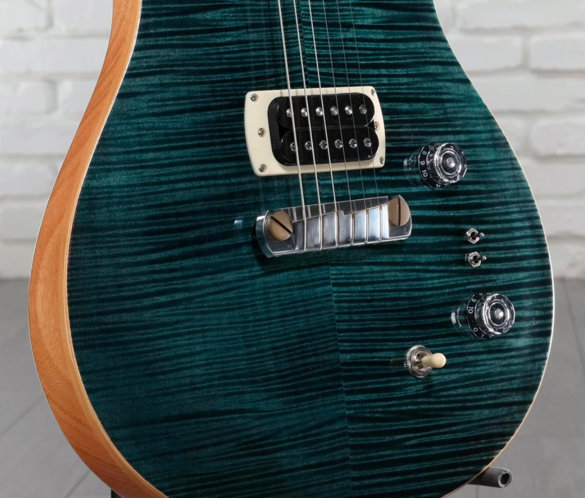 Prs Paul's Guitar Se (wing Tuners) 2h Ht Rw - Slate Blue - Double Cut E-Gitarre - Variation 4