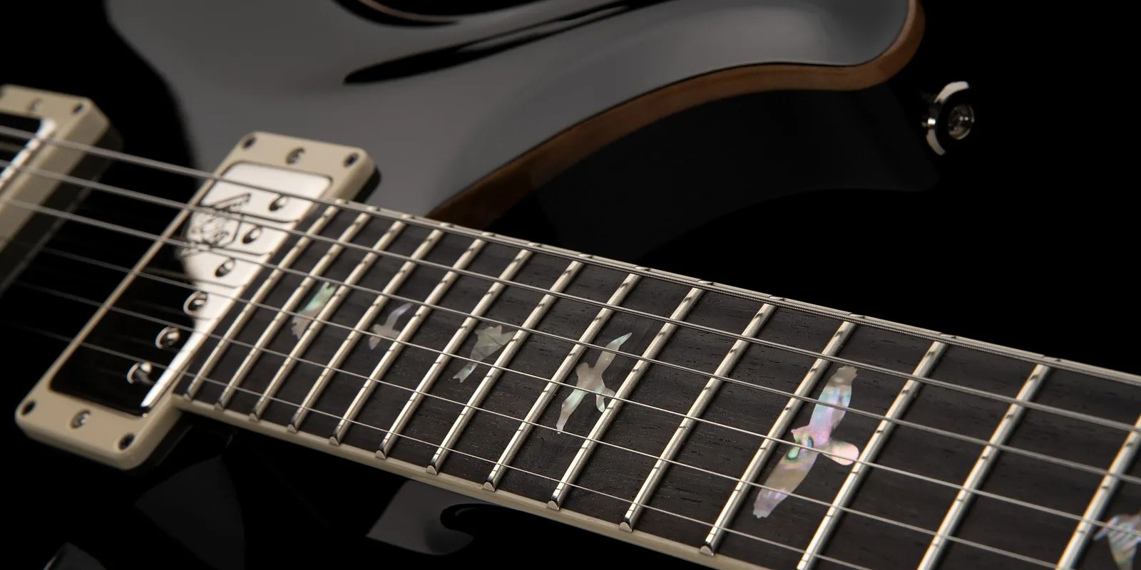 Prs Robben Ford Mccarty Ltd 2h Ht Bla - Black - Double Cut E-Gitarre - Variation 3