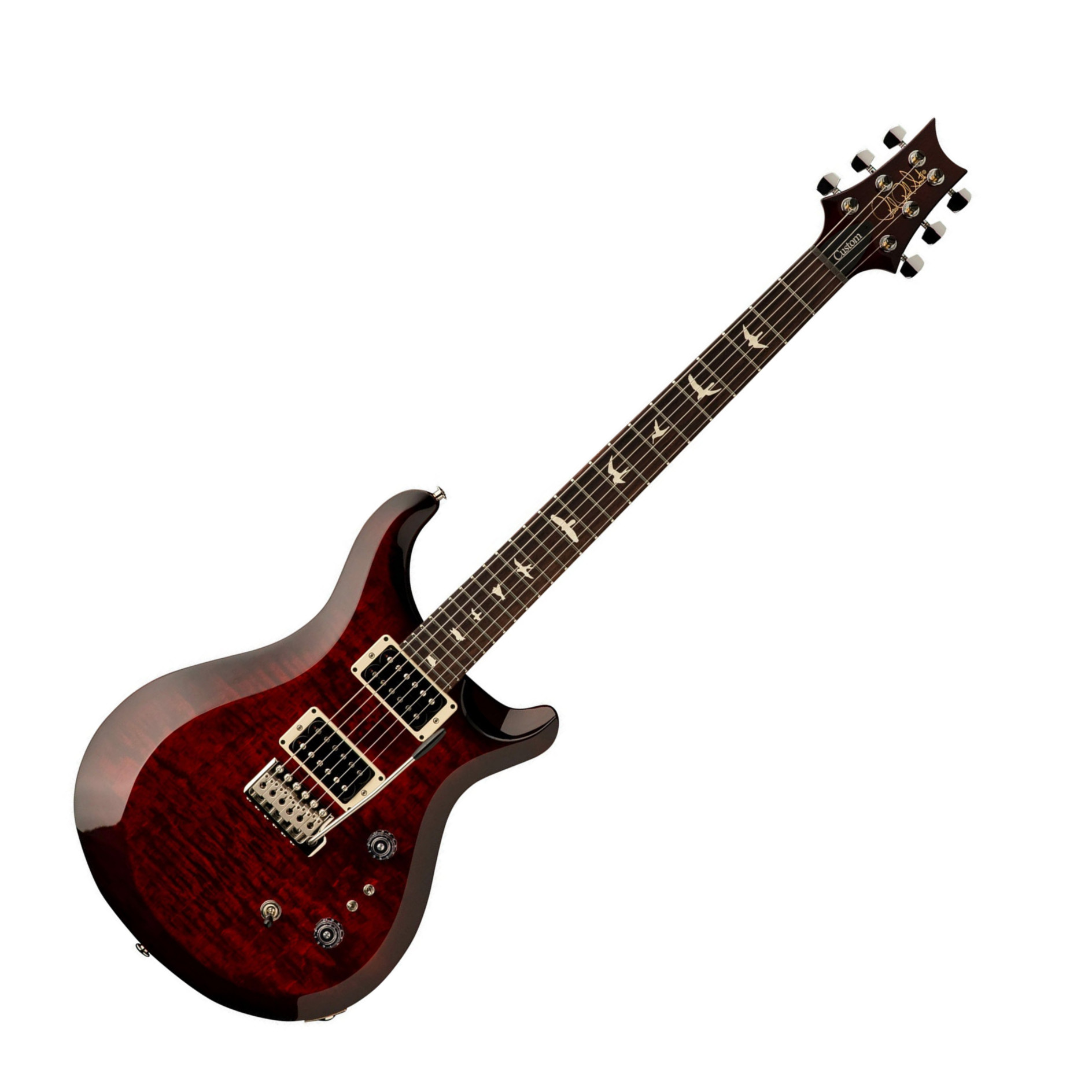 Prs S2 Custom 24-08 2h Trem Rw - Fire Red Burst - Double Cut E-Gitarre - Variation 2
