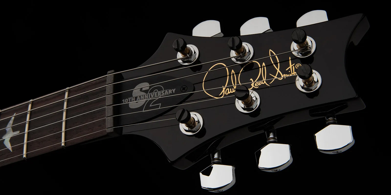 Prs S2 Custom 24 10th Ann. Ltd Usa 2023 2h Trem Rw - Black Amber - Double Cut E-Gitarre - Variation 6