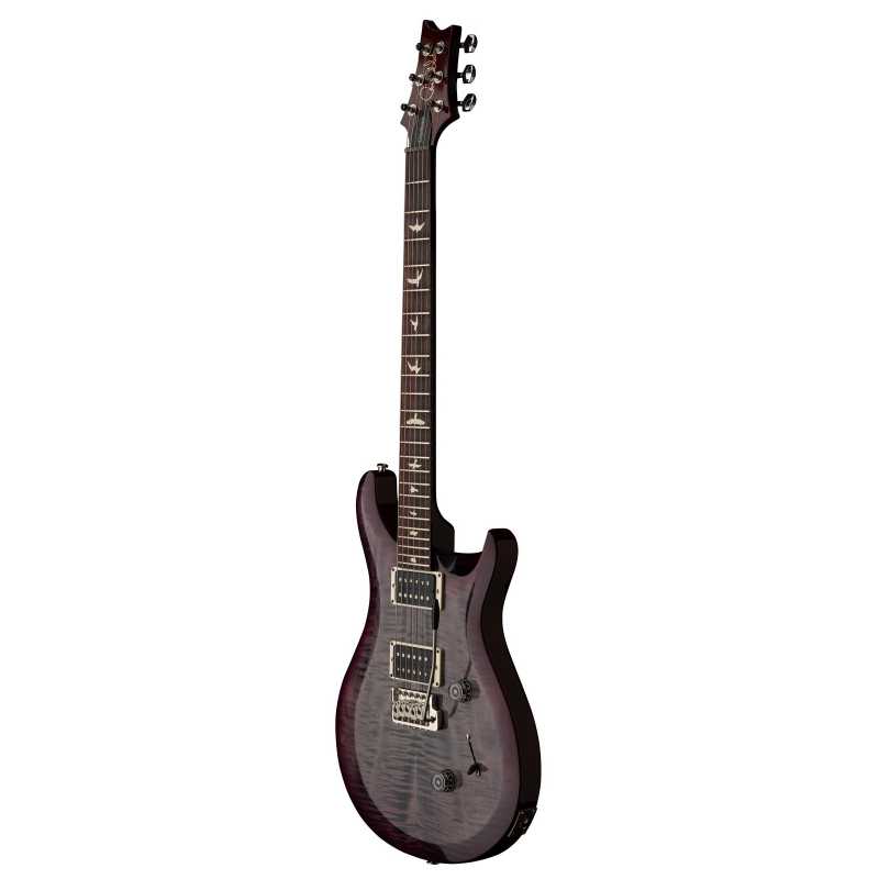 Prs S2 Custom 24 Usa 2024 Hh Trem Rw - Faded Gray Black Purple Burst - Double Cut E-Gitarre - Variation 1