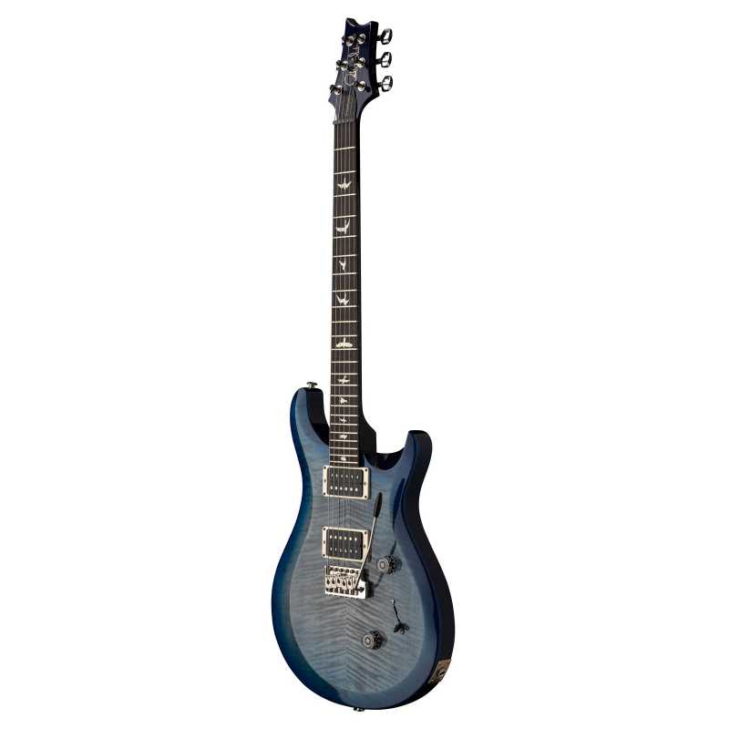 Prs S2 Custom 24 Usa 2024 Hh Trem Rw - Faded Gray Black Blue Burst - Double Cut E-Gitarre - Variation 1