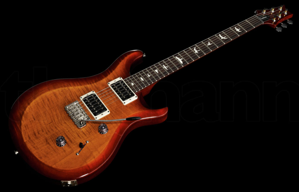 Prs S2 Custom 24 Usa 2h Trem Rw - Dark Cherry Sunburst - Double Cut E-Gitarre - Variation 1