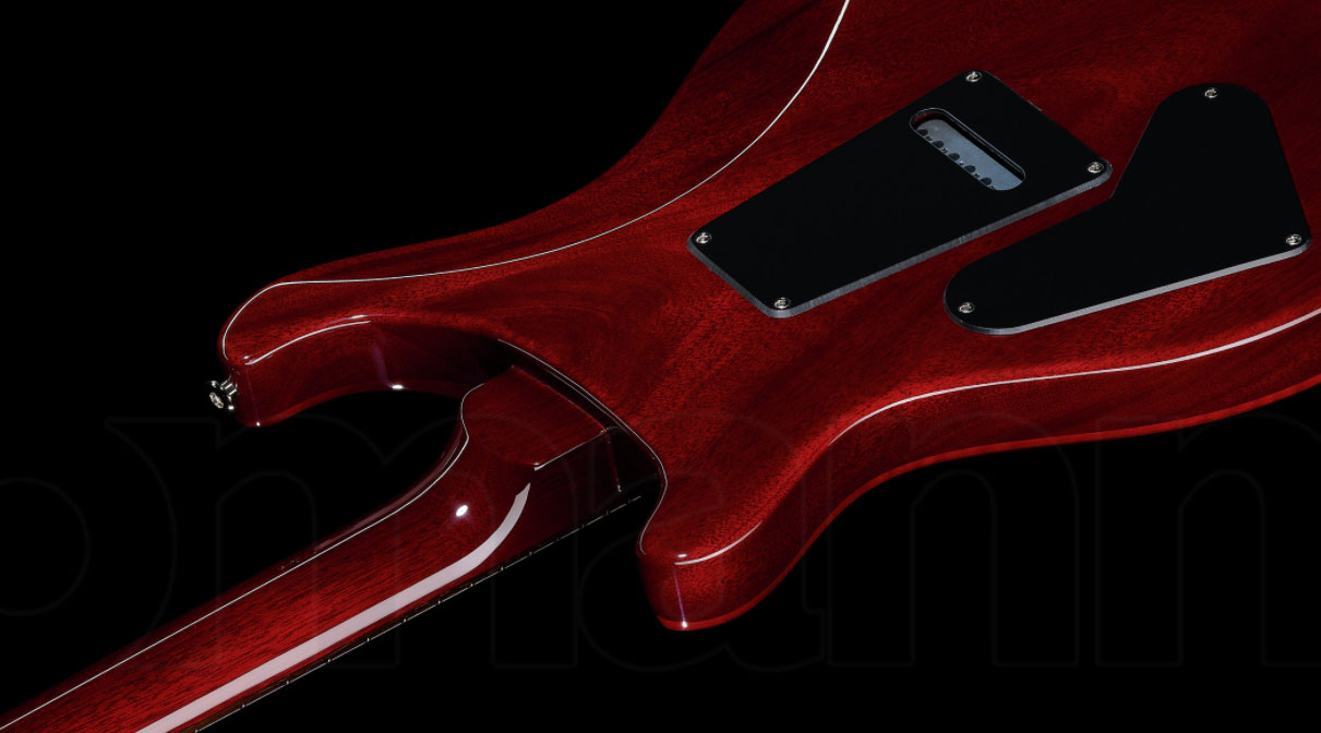 Prs S2 Custom 24 Usa 2h Trem Rw - Dark Cherry Sunburst - Double Cut E-Gitarre - Variation 2